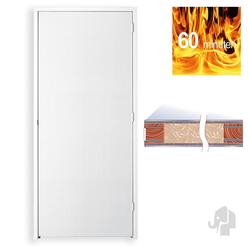 Austria DKC Brandwerend Sapeli 60 Min. 67x114mm – Binnendeur Wit - Solza-it.staging.clonabledemo.net