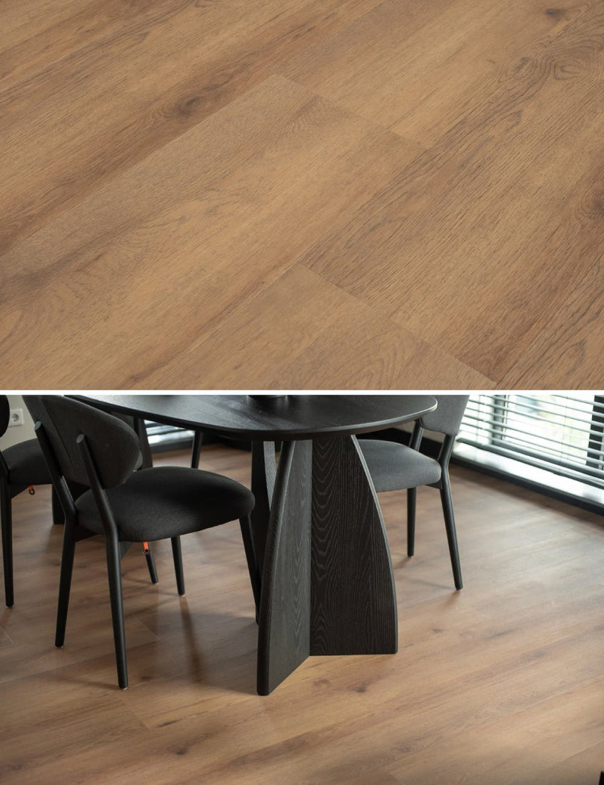 Floer Nootdorp Nutbrown Oak FLR - 3046 - PVC Dorpen Paste - MEGAMAT - Solza-it.staging.clonabledemo.net