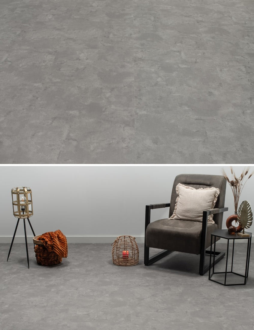 Piastrella Floer PVC effetto cemento Grigio MEGAMAT FLR - 3608 - Solza-it.staging.clonabledemo.net