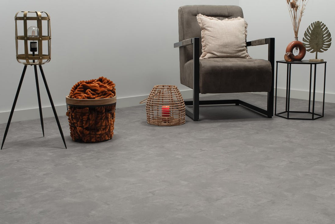 Piastrella Floer PVC effetto cemento Grigio MEGAMAT FLR - 3608 - Solza-it.staging.clonabledemo.net