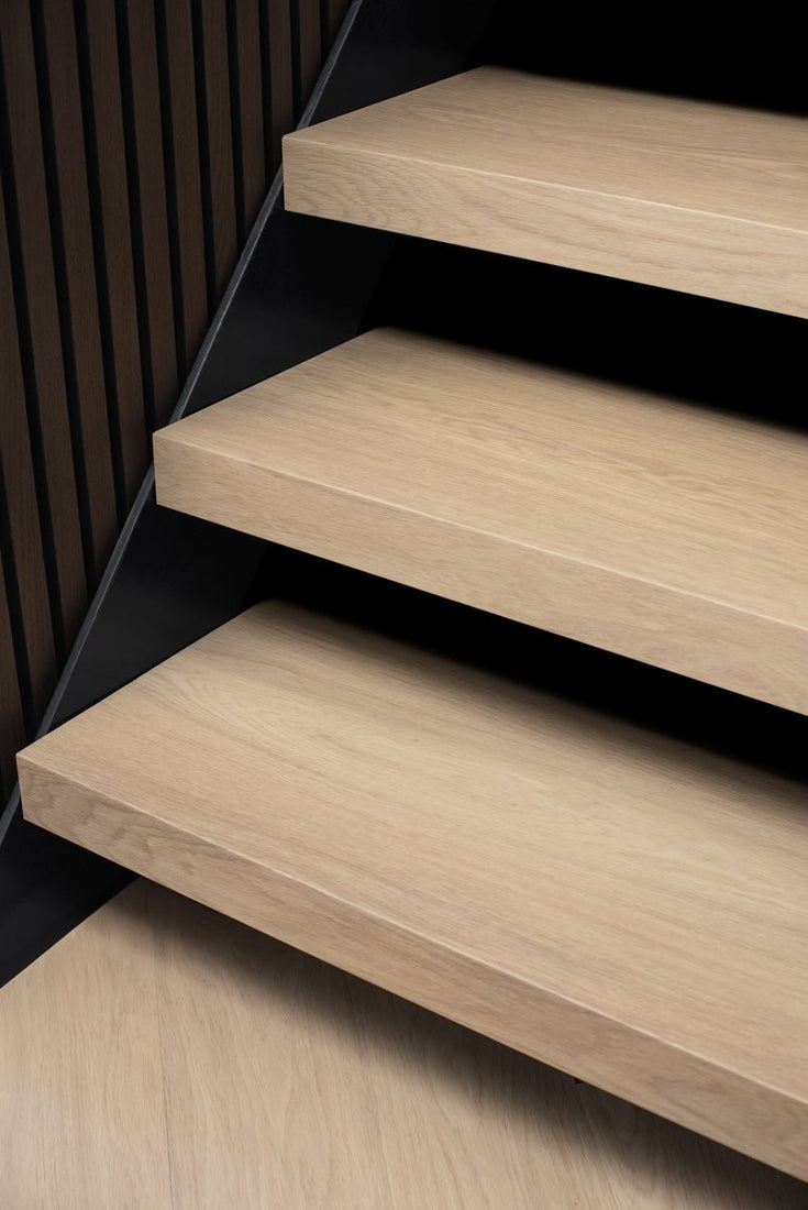 Rivestimento per scale Floer in rovere naturale a gronda singola 1000x326x63mm - Solza-it.staging.clonabledemo.net