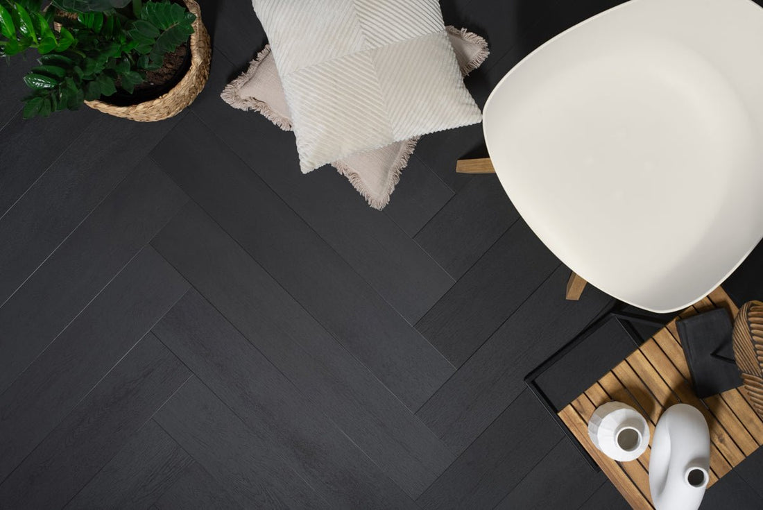 Pavimento in PVC a lastre Whalebone Swordfish Black FLR-3522 - Esaurito!