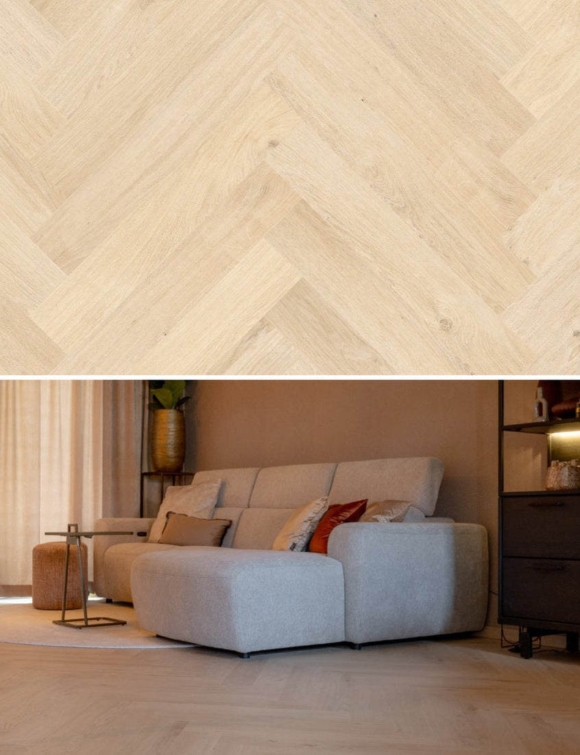 Floorify Hirame F300 - PVC a spina di pesce