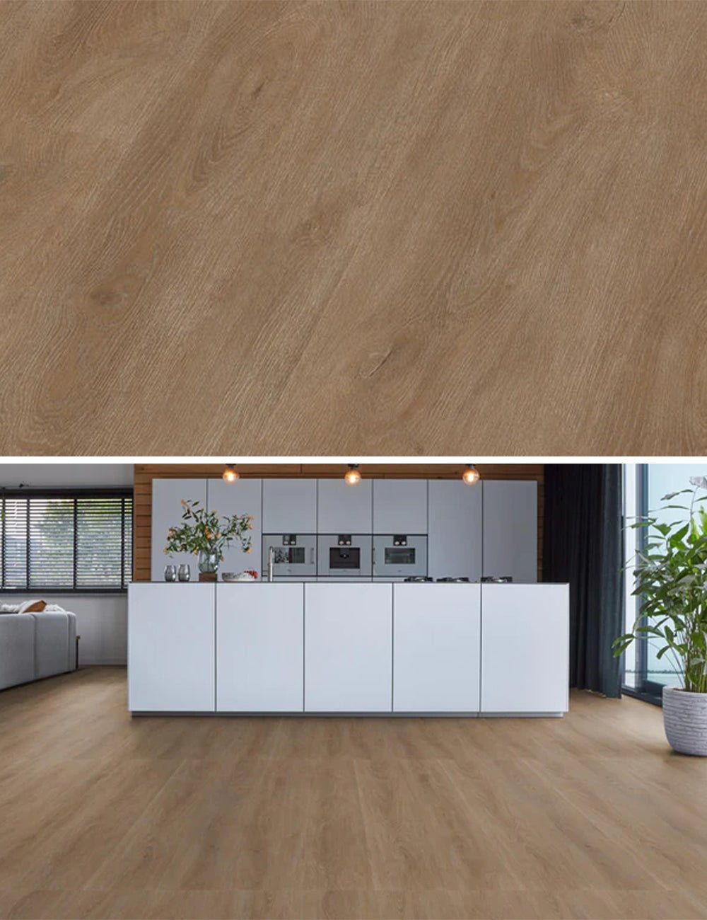 Ambiant Robusto Rovere scuro Lastra in PVC