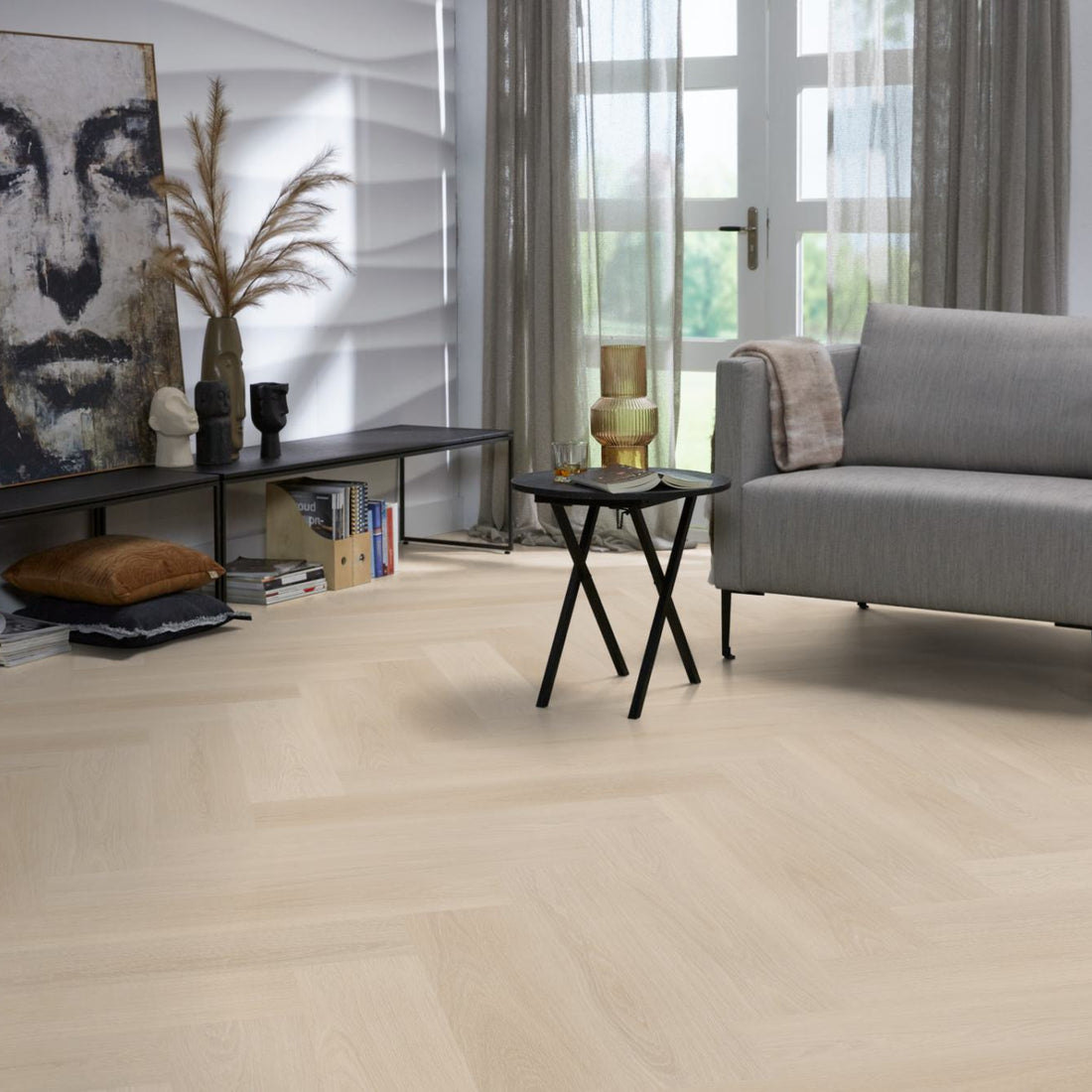Floorlife YUP XL Brentford Beige a spina di pesce EVC - Dryback PVC - 7050100119 - Solza-it.staging.clonabledemo.net