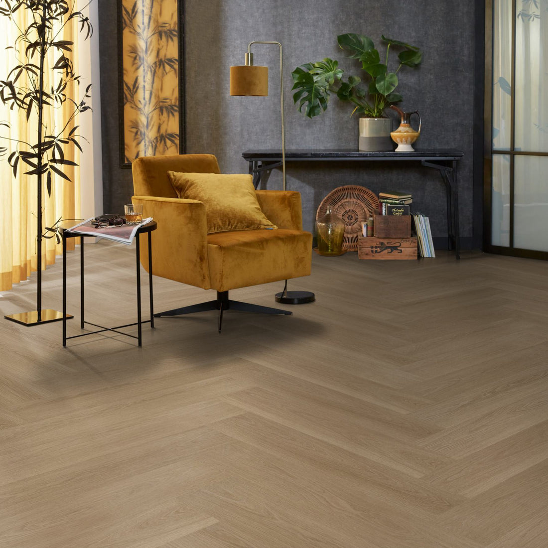 Floorlife YUP XL Brentford Warm Oak Whalebone EVC - PVC Dryback - 7050100319 - Solza.it
