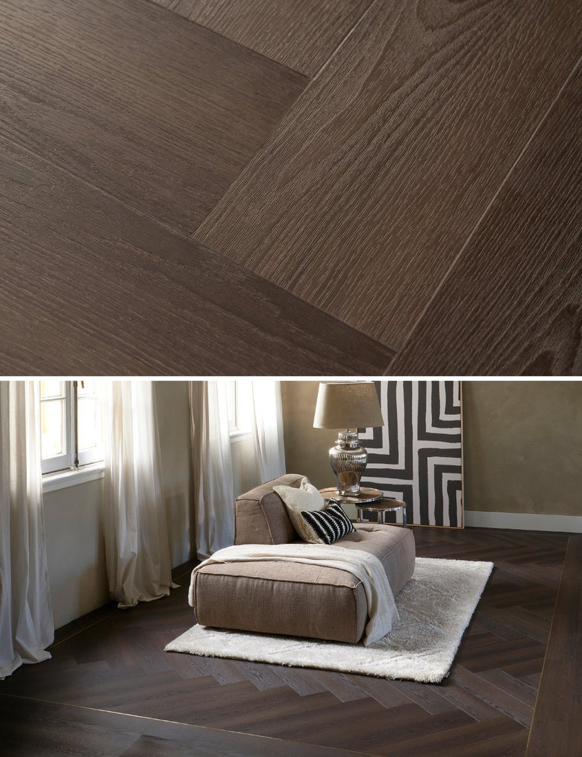 Riviera Maison The Long Island Collection Montauk Dark Herringbone/Herringbone 345-255833 - Solza.it