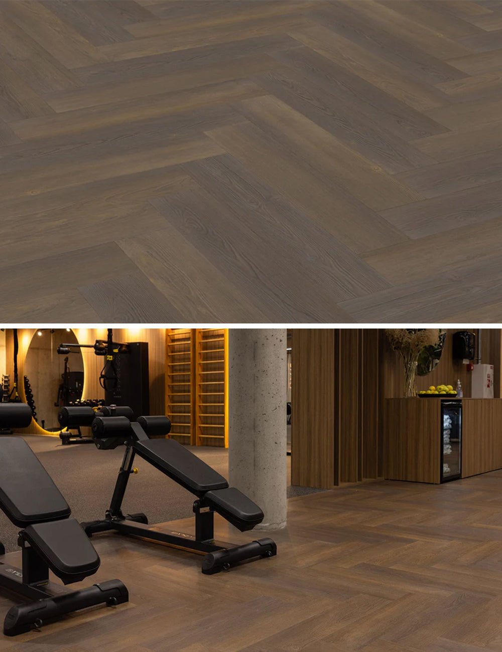 Vivafloors Black Forest - Softwood 4530 - PVC piatto a spina di pesce - Solza-it.staging.clonabledemo.net