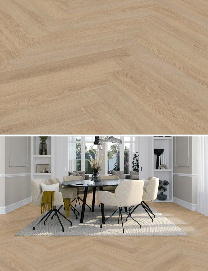 Vivafloors Mayfair - Oak 9010 - Whalebone Slab PVC - Solza.it