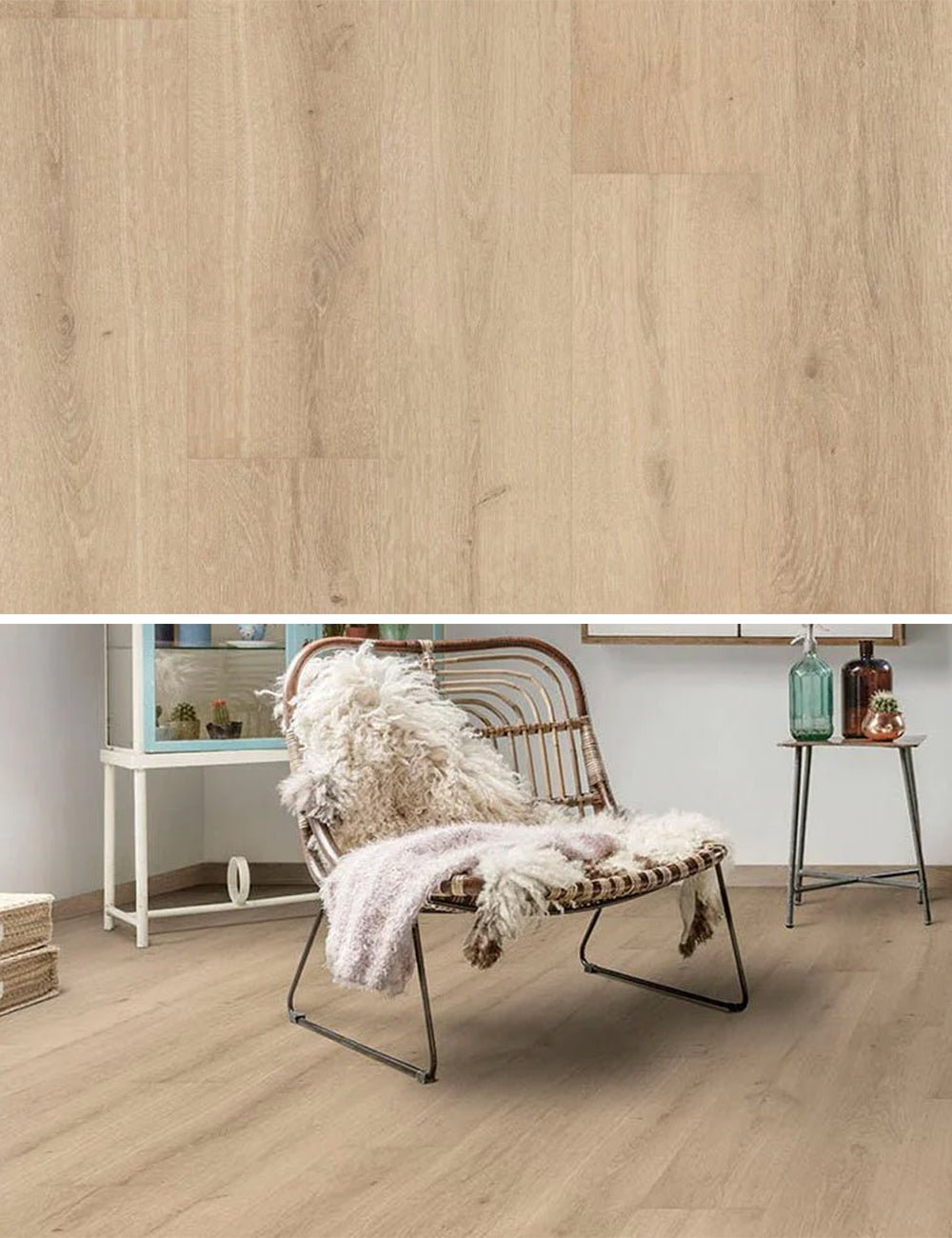 Floorify Crémant F050 - Listoni in PVC con sistema a incastro