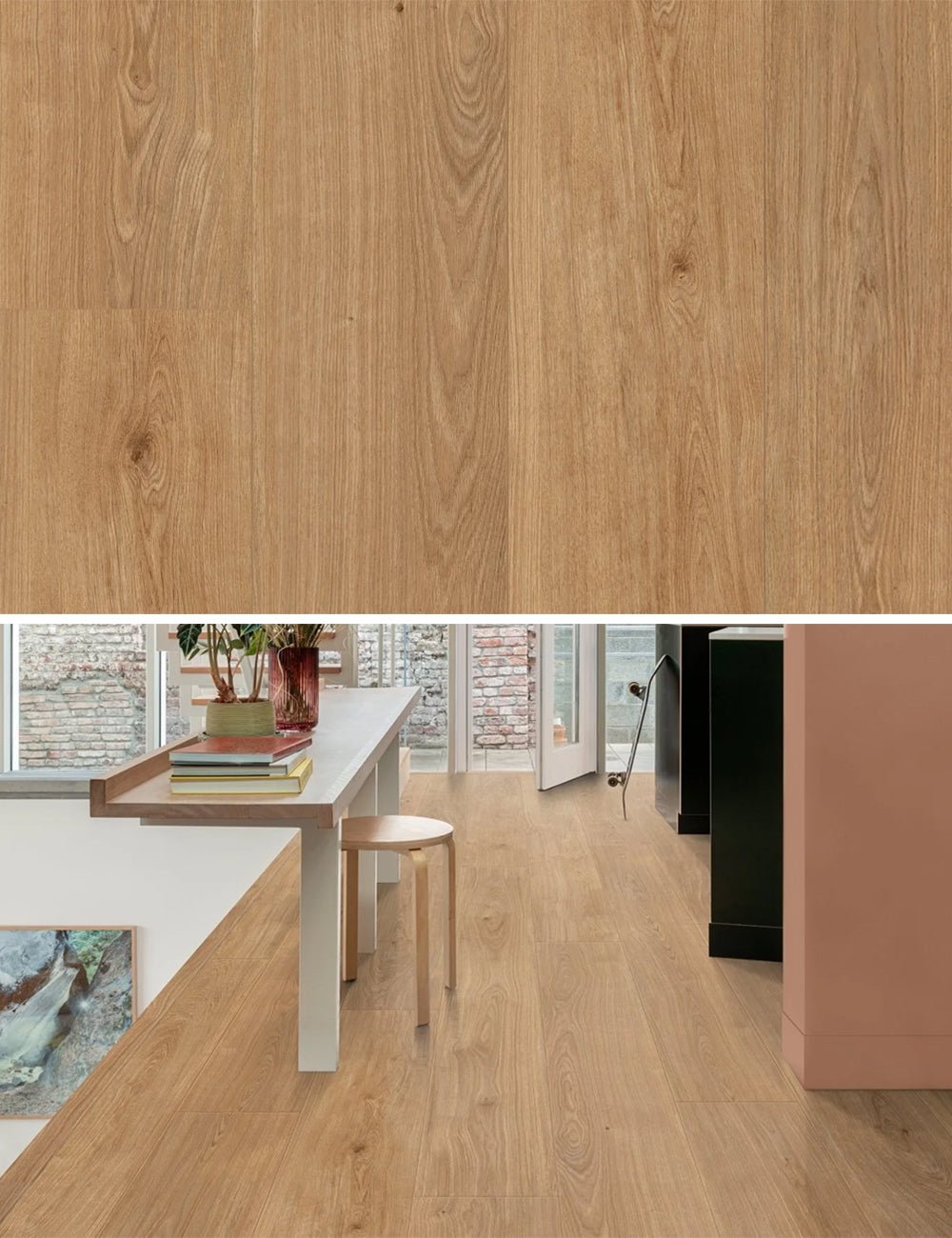 Floorify Toffee F098 - PVC a listoni XL con sistema a incastro