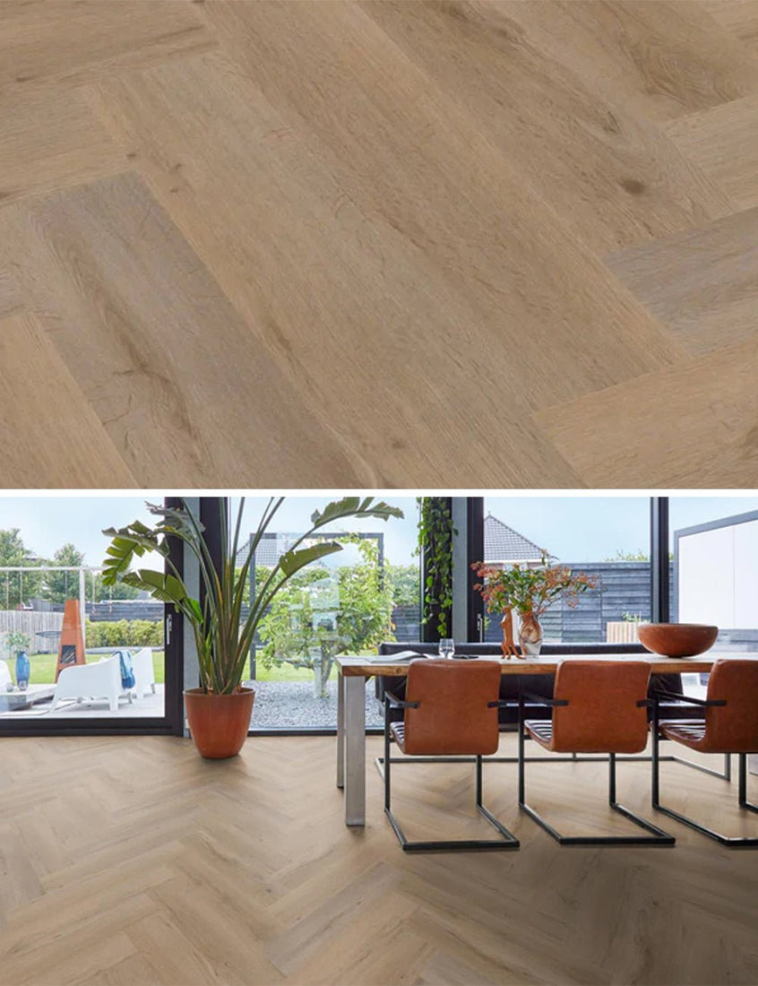 Floorlife Spina di pesce Click PVC YUP Leyton Spina di pesce Smoky 2821 SRC - Solza.it