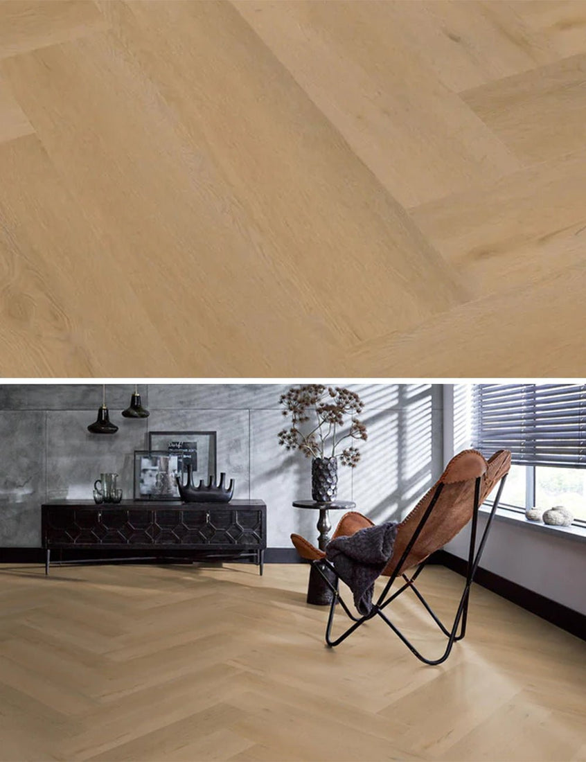 Floorlife Spina di pesce Click PVC YUP Leyton Spina di pesce Rovere caldo 2825 SRC - Solza.it