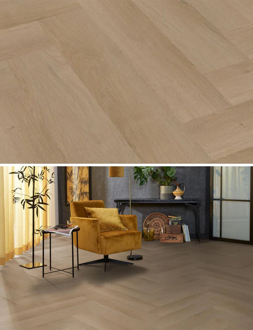 Floorlife Spina di pesce Click PVC YUP Merton Spina di pesce Rovere naturale 7612 - Solza.it