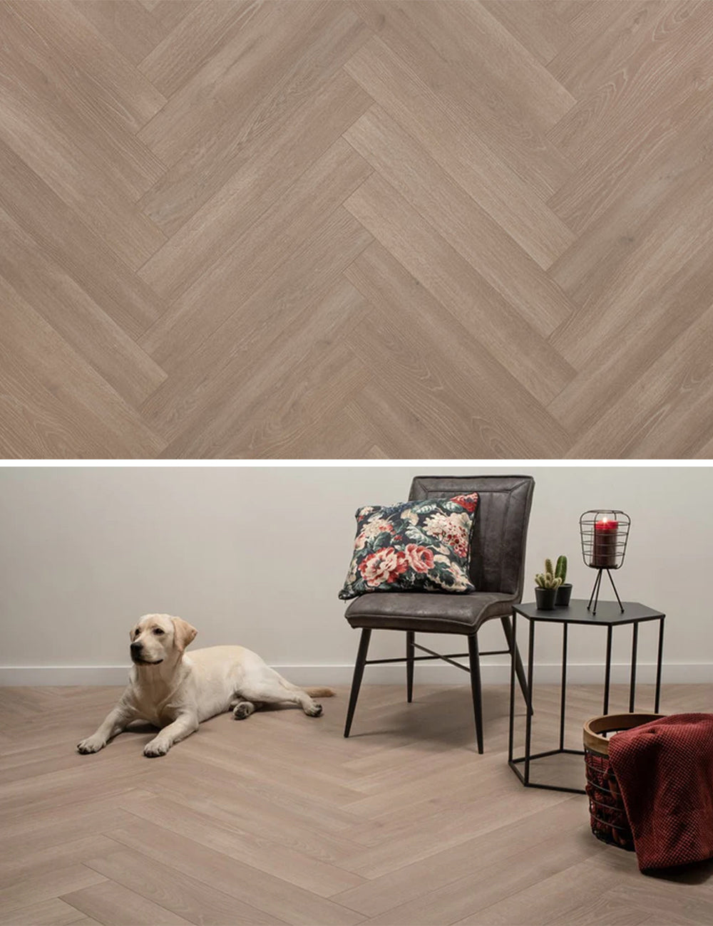 Laminato ibrido grigio Floer Whalebone FLR-1614