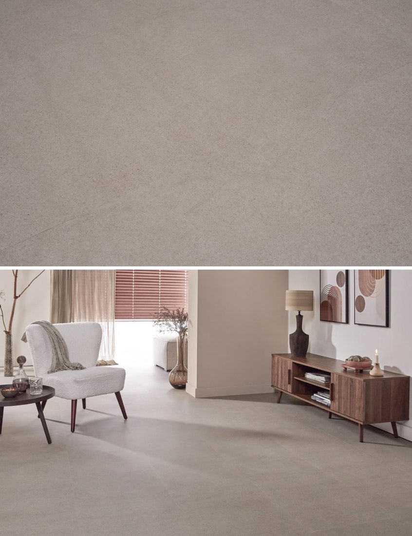 Floer Concrete Look Greige Piastrella Click PVC FLR - 3804 - Solza.it