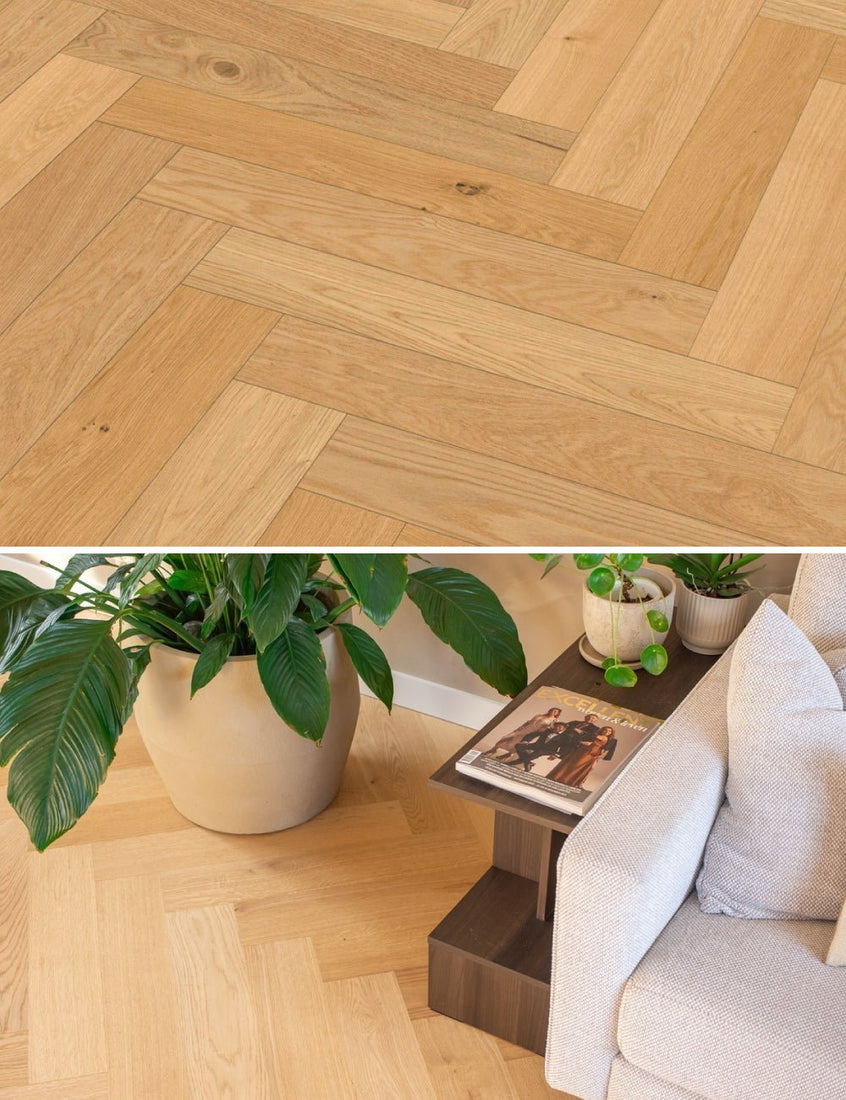 Floer Hybrid Wood Herringbone Natural Oak FLR - 5017 - Solza.it