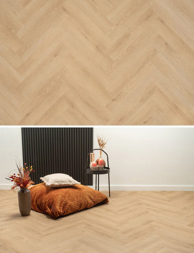 Floer Rovere Naturale a spina di pesce Click PVC FLR - 3933 - Solza-it.staging.clonabledemo.net