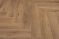 Floer a spina di pesce in PVC noce stretto FLR-3912 - MEGAMAT