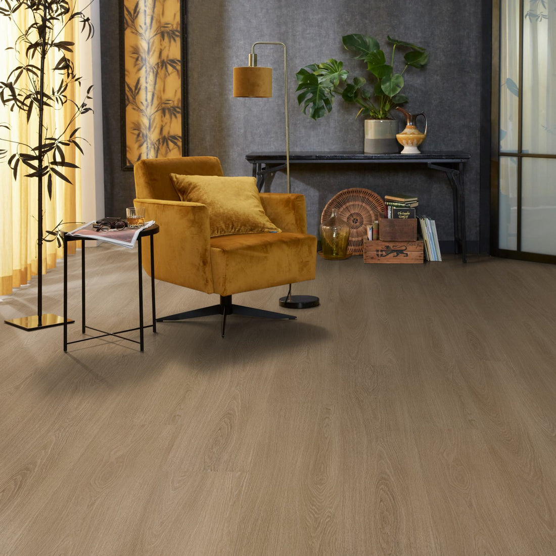 Floorlife Brentford Warm Oak EVC - PVC Dryback - 6050100319 - Solza.it