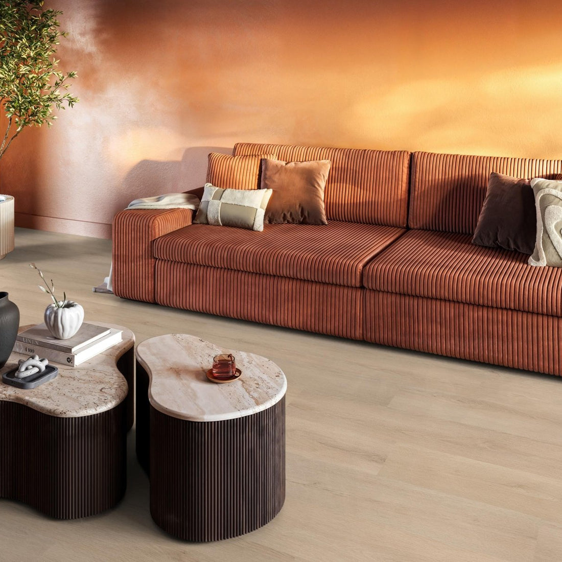 Floorlife Mayfair Light Oak EVC - Click PVC - SRC - Solza.it
