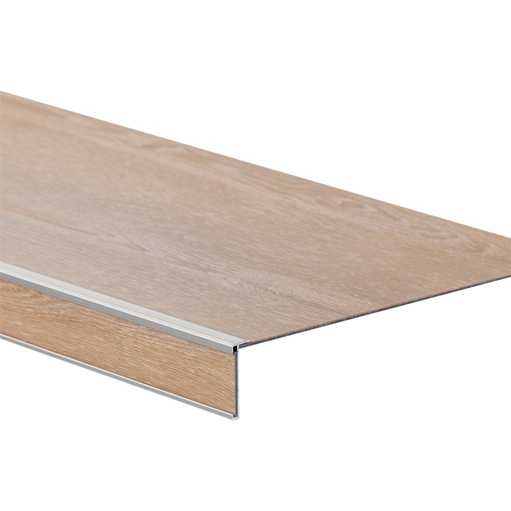 Set di gradini Floorlife in PVC Leyton Rovere caldo - Solza.it