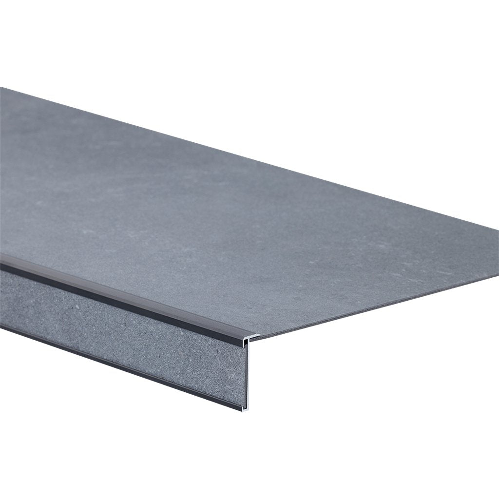 Set di gradini Floorlife in PVC Southwark Grigio Scuro - Solza.it