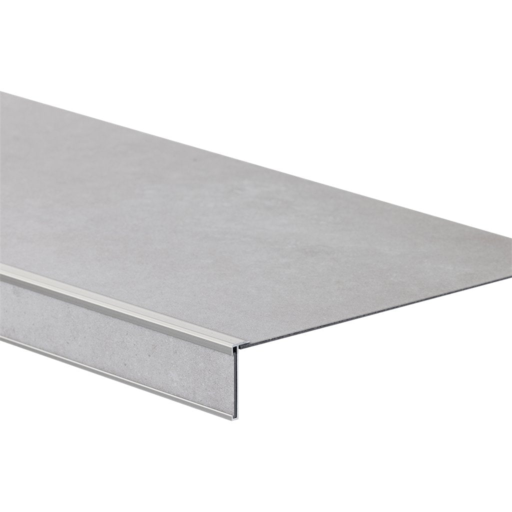 Set di gradini Floorlife in PVC Southwark Grigio chiaro - Solza.it