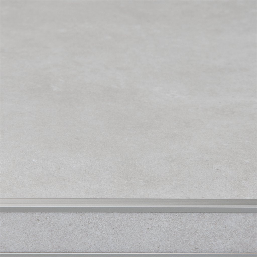Set di gradini Floorlife in PVC Southwark Grigio chiaro - Solza.it