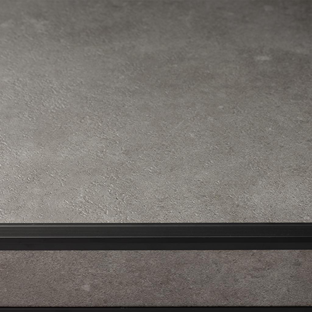 Set di gradini Floorlife in PVC Victoria XL Grigio - Solza.it
