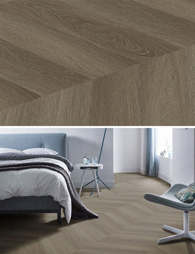 Ambiant Spigato Estino Brown Hungarian Point PVC in pasta