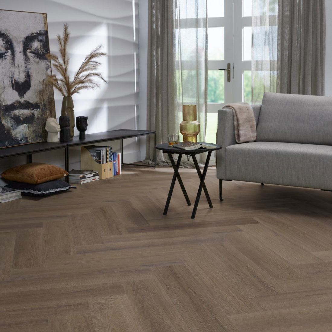 Floorlife YUP XL Greenford Brown Walvisgraat Click PVC - SRC - 6081201519 - Solza-it.staging.clonabledemo.net