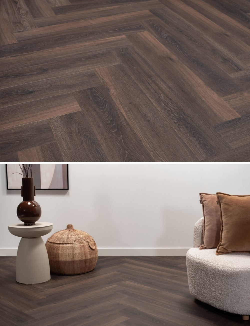 Solza Whiskerbone Lastra in PVC Desio Dark - ULTRAMAT - SLZ - 5024 - Solza.it