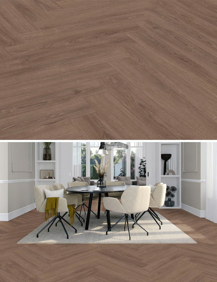 Vivafloors Mayfair - Oak 9050 - Whalebone Slab PVC - Solza.it