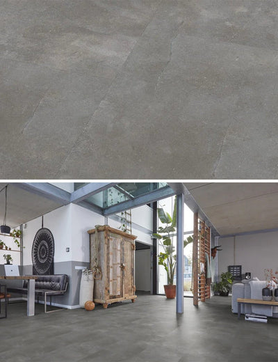 Floorlife Click PVC Piastrella Ealing Grigio Scuro 7411 SRC - Aspetto pietra naturale 91x45,5 cm - Solza-it.staging.clonabledemo.net