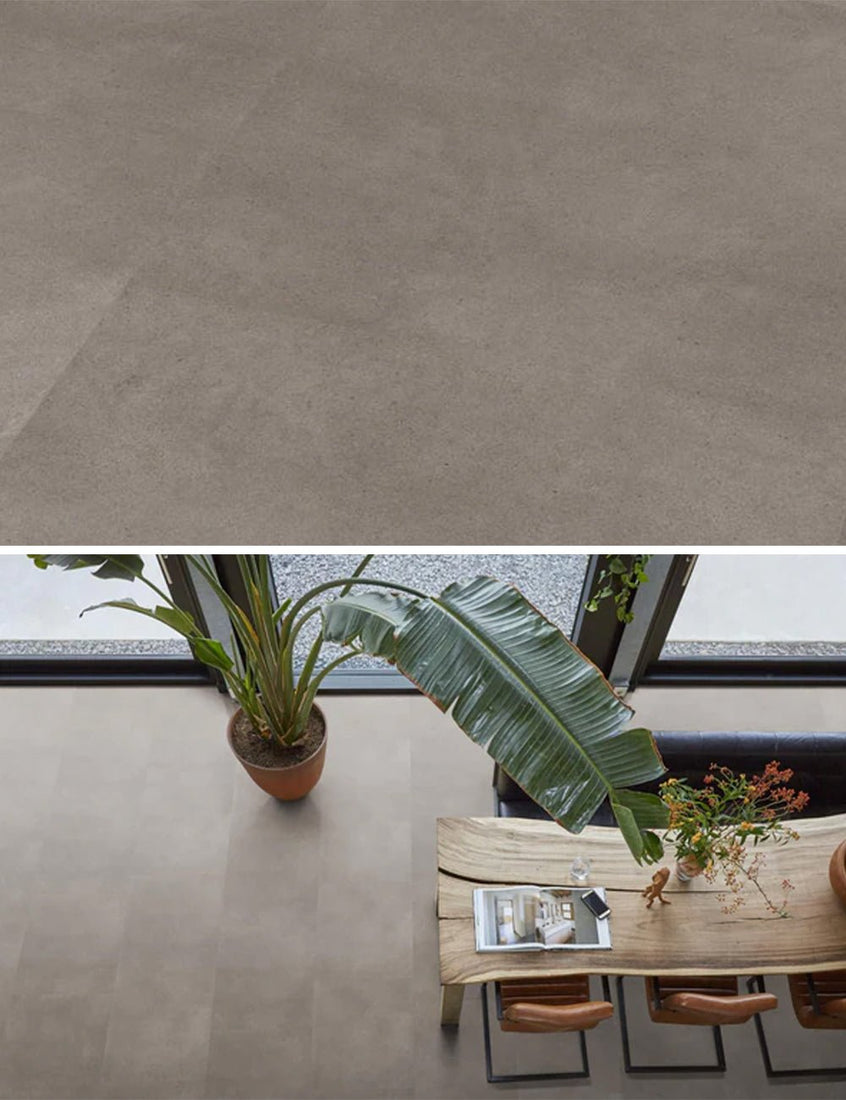 Floorlife Click PVC Piastrella Peckham XL Taupe 1982 SRC - 81,2 x 40,6 cm - Solza.it