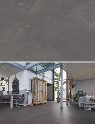 Floorlife Click PVC Piastrella Victoria Antracite 6213 SRC - Quadrato 61x61 cm - Solza.it