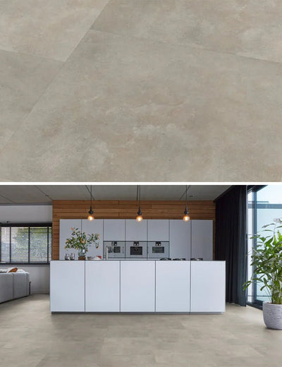 Floorlife Click PVC Piastrella Victoria XL Beige 6210 SRC - 81,2 x 40,6 cm - Solza.it