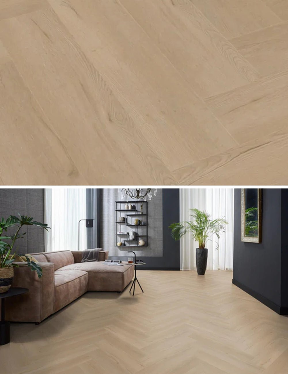 Floorlife Spina di pesce Click PVC YUP Leyton Spina di pesce Beige 2824 SRC - Solza.it