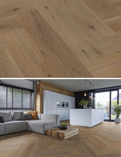 Floorlife a spina di pesce Click PVC YUP Leyton a spina di pesce Rovere naturale 2822 SRC - Solza.it