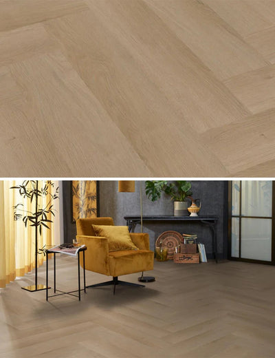 Floorlife Spina di pesce Click PVC YUP Merton Spina di pesce Rovere naturale 7612 - Solza.it