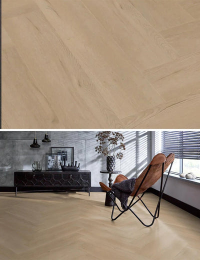 Floorlife Yup Leyton Herringbone Beige Dryback PVC - Solza-it.staging.clonabledemo.net