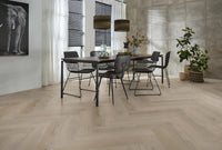 Floorlife Yup Leyton Herringbone Light Oak PVC Dryback - A spina di pesce a grana stretta - Solza.it