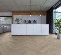Floorlife Yup Leyton Herringbone Light Oak PVC Dryback - A spina di pesce a grana stretta - Solza.it