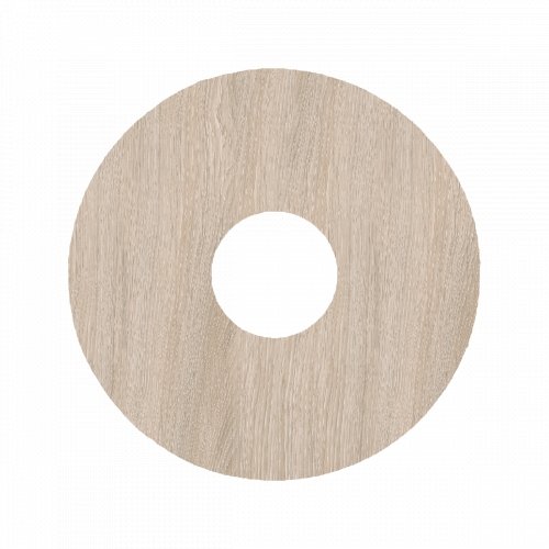 Rosone autoadesivo 17-55MM Rovere Beige chiaro per 10 pezzi 24197 - Solza.it